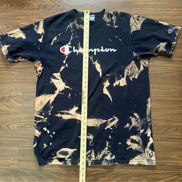 Vintage Champion Black and Tan Short Sleeve Tee - Picture 4 of 6